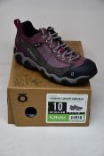 A pair of women's as new Oboz Firebrand II Low B-Dry waterproof walking shoes (UK 7.5).