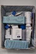 A quantity of Nu Skin beauty products to include AHA facial peel, Tru face line corrector,