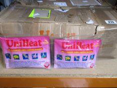A large quantity of Uniheat shipping warmer to include 60 hour shipping warmer, 96 hour mega