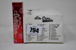 Twelve boxed as new Lime Crime Velvetines liquid matte lipstick in Cupid (Petal Pink) (2.6ml).