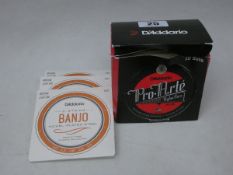 Ten sets of D'Addario EJ45 Pro.Arte Nylon Core classical guitar strings and three sets of D'