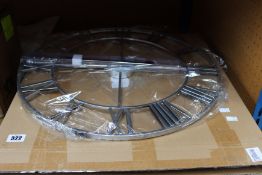 Three boxed as new Gustave wall clocks.