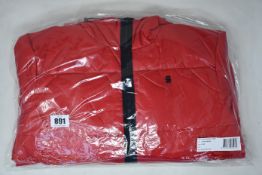 A women's as new G-Star Raw short padded jacket in flame (L).
