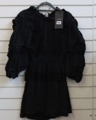 Two as new The Kooples short black lace dresses (Size 2 - RRP £95 each).