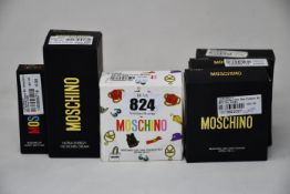 Three Moschino x TonyMoly chic skin cushion SPF 50+, one Moschino TonyMoly x chic skin essence