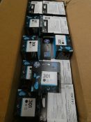 A large quantity of as new HP 301 black ink cartridges (Approximately 50).