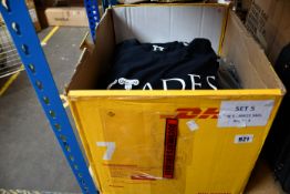 Thirty as new Hades Empire black long sleeve T-shirts (Assorted sizes).