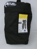 A Petzl Newton Easyfit Size 0 (Easy-donning fall arrest harness).