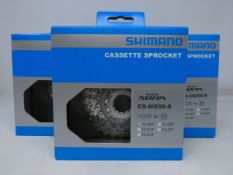 Five boxed as new Shimano CS-HG50 9 Speed Mountain Bike Cassettes 11-30T.