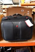 Two as new Monolith Laptop Trolley Cases and an unboxed Wenger Victorinox Rolling Laptop Trolley