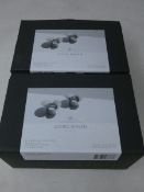 Two boxed as new George Jenson Bloom Botanica collection tea lights 2pcs sets.