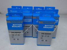 Ten boxed as new Shimano Bottom Brackets SM-BBR60.