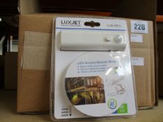 Twenty two as new Luxjet LUX-CR-2 LED Motion Sensor Strips.