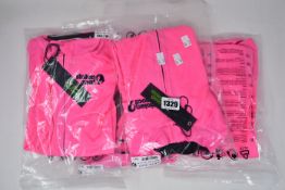Four men's as new Stolen Goat long sleeve cycling tops in fitch pink (All L - RRP £60 each).