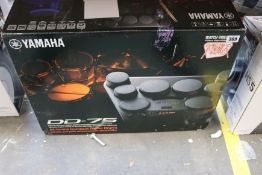 A boxed Yamaha DD-75 Electronic Drum Pad Kit.