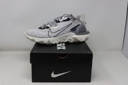 A pair of as new Nike React Vision trainers (UK 9).