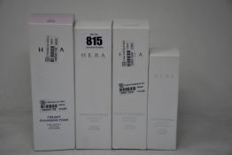Two Hera white program hydrating water (1 x 150ml, 1 x 120ml), Hera creamy cleansing foam (200ml