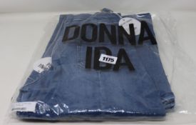 A pair of as new Donna Ida Minnie The High Top Flare jeans (W24 - RRP £215).