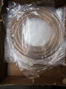 Ten coils of as new Automec 4.76mm x 0.71mm copper brake pipes.