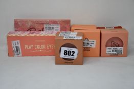Seven 3 Concept eyes face blush, assorted shades, two 3 Concept Eyes blush cushion (Peach), three