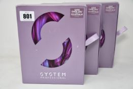 Three System Professional - Colour Save Shampoo and Conditioner box sets (Some damage to outer