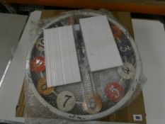 Three wall clocks to include mechanical and vintage clocks.