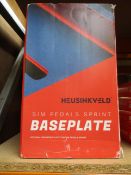 Four Heusinkveld Sim Pedals Sprint Baseplate (Optional mounting plate for Sim Pedals Sprint).