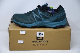 A pair of as new Salomon S/WA GTX walking shoes (UK 9).