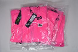 Five men's as new Stolen Goat long sleeve cycling tops in fitch pink (All XL - RRP £60 each).