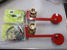 Two FEL drop weights / free fall fire valves with fitting kit.
