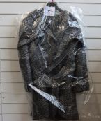 An as new The Kooples Nesty Graphic coat (Size 36 - RRP €465).