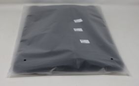 An as new A.C.W. easycare merino long sleeve polo in mortar grey (M - RRP £245).