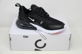 A pair of as new Nike Air Max 270 trainers (UK 8.5).