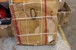 A boxed concrete vibrator.