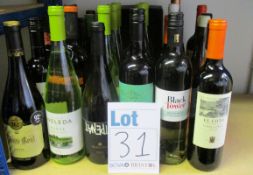 A quantity of assorted wines to include Celler Credo, Aveleda, Alberca, El Coto and Black Tower (