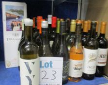 A quantity of assorted wines to include Nosso, Pardas, Muga, Alta Alella and Condado de Haza (