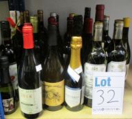 A quantity of assorted wines to include Royal Riesling, Lyme Bay Winery, Kelly Country, The Owl Post
