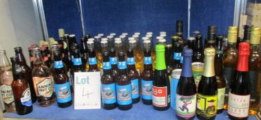 A quantity of assorted beers, ales and ciders to include, Tom's Tale Ale, Harviestoun Brewery, Noam,