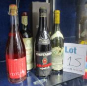 Five bottle of assorted wines, Festejar, Castagna Amarone Valpolicella 1964, Far Niente Chardonnay