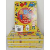 Fourty eight new Squiggle ABC 123 colouring books in box