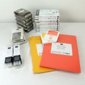 Thirty seven various STAMPIN UP stamp pads, paper and other craft items