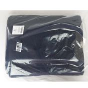 A bagged as new Urbanara Antua cotton blanket Dark Blue 200 x 260cm
