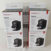 Four boxed as new Honeywell Spectra 200 infra red motion detectors