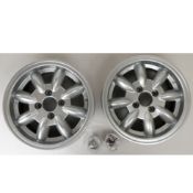 A set of two Triumph Classic 8 Spoke Alloy Road Wheel - 5J x 13 - Each - RL1470, individually