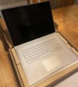A boxed as new Microsoft Surface Book 3 (German keyboard) 15 inch, 32GB Ram, 1TB SSD, i7 10th Gen.