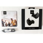 A boxed as new Bose Sport Earbuds and Bose Quietcomfort 25 cable