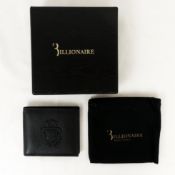 A bagged as new Billionaire French Crest wallet in black, RRP £339