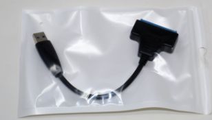 Three boxed as new JANRI USB 3.0 to SATA Adapter Cables.