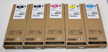 Two Epson T9441 C13T944140 Black Ink Supply Units, an Epson T9443 C13T944340 Magenta Ink Supply