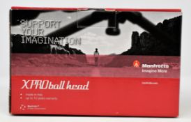 A boxed as new Manfrotto MHXPRO-BHQ6 XPRO Ball Head With Top Lock (Box opened).
